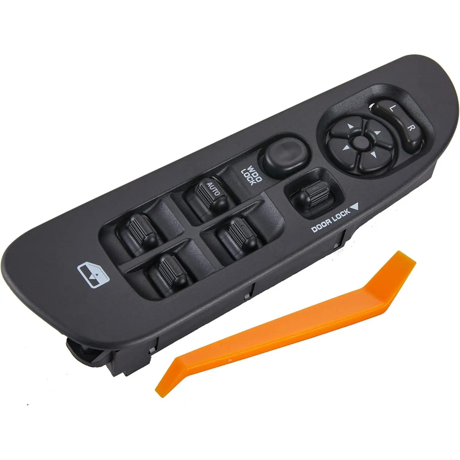 Power Window Switch Fits for 2002-2010 Dodge Ram 1500 2500 3500, 2001-2004 Dodge Dakota, Driver Side Control Door vidrios Master Switch OEM 56049805AB.Black Panel