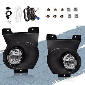 CROSSDESIGN Clear Driving Fog Lights Lamps W/ Bulbs Fit For 2011-2014 Ford F150 Left & Right