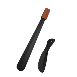 2-Piece Portable Shoe Horn Set | Long & Short Size for Home/Travel | Easy Shoe Helper without Bending Over