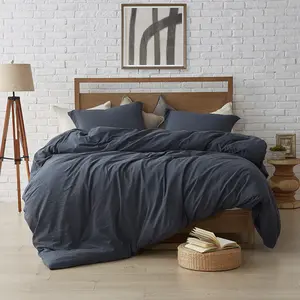 Natural Loft Coma Inducer Comforter with Cover - Faded Black