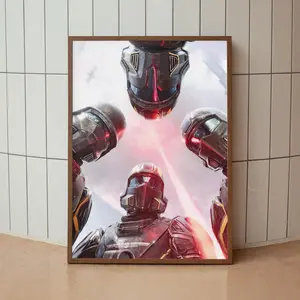 Helldiver 2 Game Poster, Hell Divers 2, Game Poster Print, Wall Art & Home Decor, Gamer Print