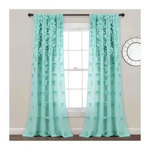 Riley Window Curtain Panel Single 54X84 by Lush  Decor