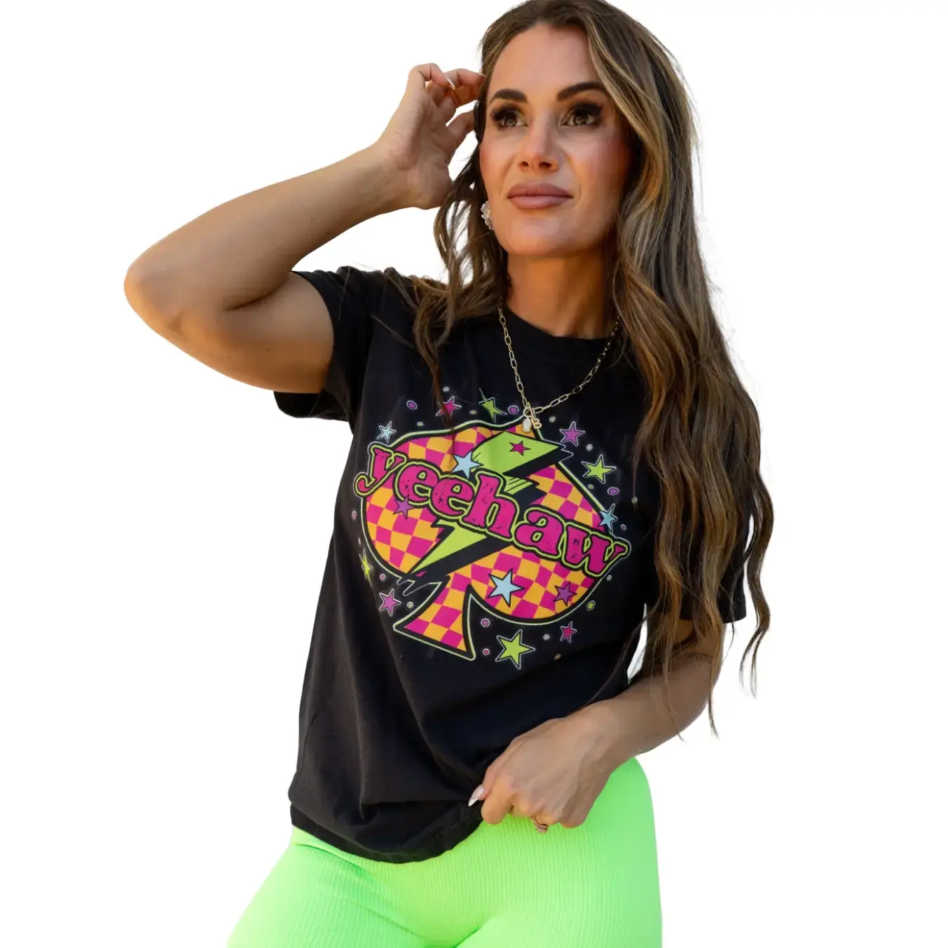 Neon Black Yeehaw
