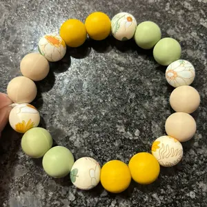 Silicone beaded keychains