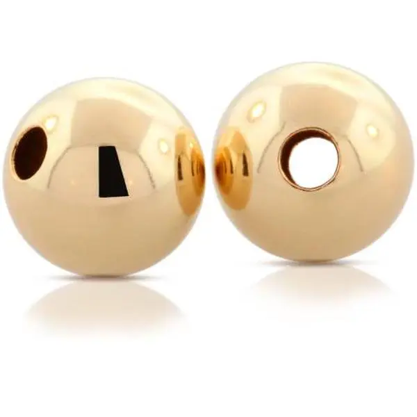 14KT Gold Filled 3mm Round Seamless Beads - 50pcs/pk
