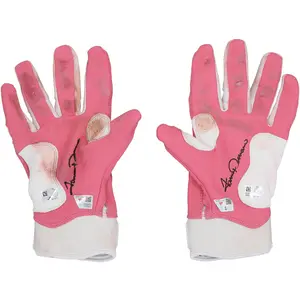 Jarren Duran Boston Red Sox Autographed Game-Used Pink Bruce Bolt Batting Gloves from the 2025 MLB Season - Fanatics Authentic Certified
