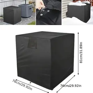 Full Coverage Outdoor Central Air Conditioner Cover Outdoor Air Conditioning Unit 32 Inch X 30 Inch X 30 Inch Effective Protection