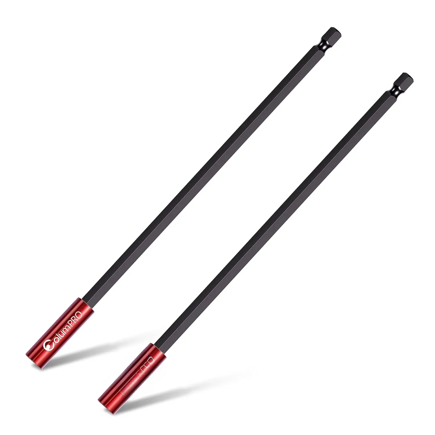 2 count 12inch   Drill Bit Extension Holder for Impact Driver,1/4" Hex Shank S2 Steel   Extension,Drill Bit Extender