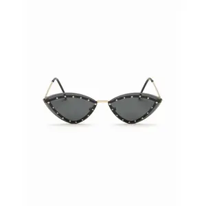 Cider RHINESTONE DECOR CAT-EYE FASHION GLASSES SwimWeek