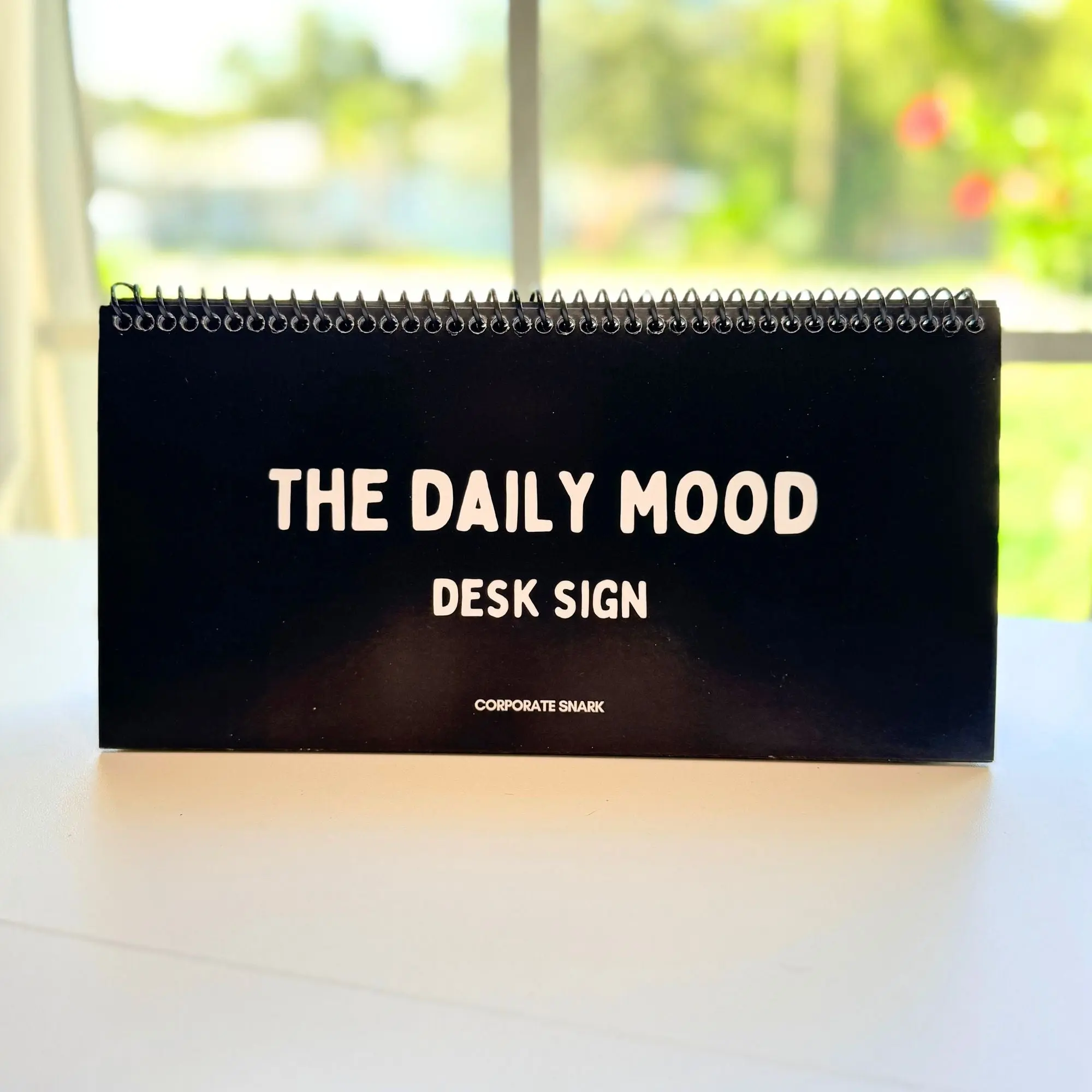 Daily Mood Desk Sign Decorative Sign, Desk Accessories