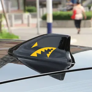 Shark Mouth Personalized Decoration Antenna Roof Tail Car Decorative Sticker Car Decals Car Stickers Pair Installation