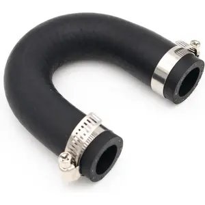 551699 Heater Core Bypass Hose With 2 Clamps For LS or LT Series Engine - 5/8" End and 3/4" End