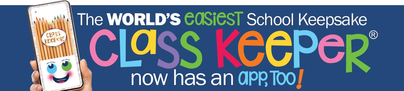 Mom Must-Have School Keepsake Kit | Class Keeper, Photo Prop Deck & School Stickers + BONUS App Membership