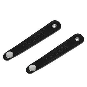 HK·LADE Accordion Bellows Strap Replacement  Leather Pair Easy Install Bellows Lock Straps for Accordion Practice Performance