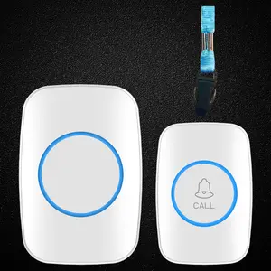 Wireless Home Elderly Call Bell Long Distance Bedside Help Button for Patients Caregiver Reminder Safety Alert Bell