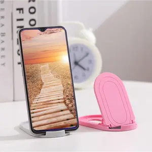 3-Pack Adjustable Portable Foldable Desktop Phone Stand, Compatible with iPhone, Plastic Phone Holder for All Phones