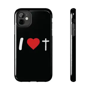 "I ❤️✝️" Religious Tough Phone Cases