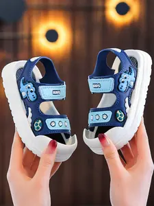 Summer Sandals New Cute Cartoon Fashion Kids Anti-Collision Soft Sole Comfort Outdoor Beach Shoes Indoor Wear