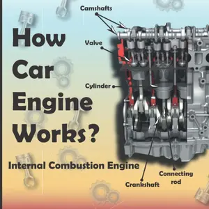 How Car Engine Works?: internal combustion engine An under the hood, Car Science, engine parts, inline engine, V engine, four stroke engine. Paperback – January 19, 2021