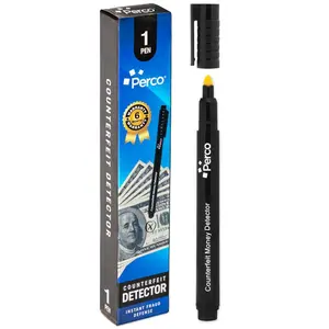 Perco Counterfeit Money Detector Pen (1, 20 Pack) - Easy to Use and Reliable Universal Currency Fake Bill Checker for Personal & Commercial Use - Ensures Authenticity & Prevents Fraud
