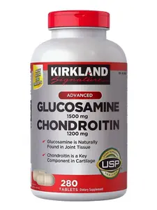 " Stronger Joints, Better Life!  Kirkland Signature Glucosamine & Chondroitin – Now with 280 Tablets! ‍️ #JointHealth #MoveBetter #KirklandSignature"