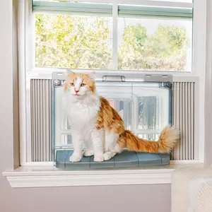 VistaBella Window Catio & Litter Box – Luxury Outdoor Comfort, Odor Control & All-Season Enrichment