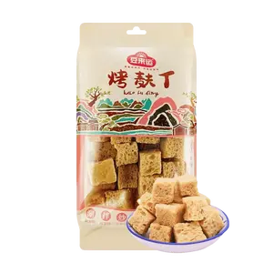 DOULAIYUN Fried Wheat Gluten Cubes 120g - Savory Hot Pot Ingredient, Absorbs Flavor, No Oily Taste