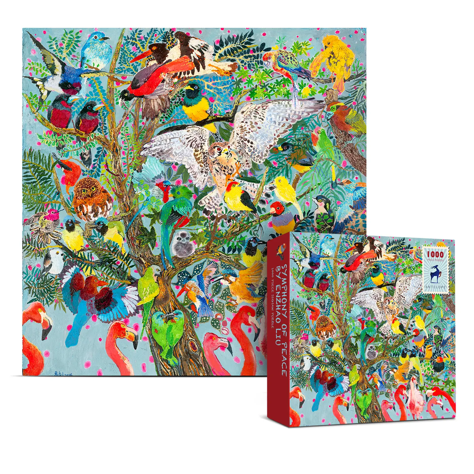 Antelope Puzzle Symphony of Peace 1000 Piece Jigsaw Puzzle