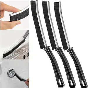 3pcs Brush Squeegee Scrubber, the long gaps in the bathroom, clean the dead corners of kitchen tiles, multifunctional windows