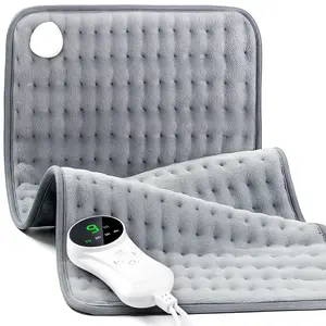 17x33in XL Heating Pad, 9 Temperature Settings 4 Timers Electric Heating Pads, King Size Heating Pad for Back, Neck, Cramp, Menstrual Relief, Auto Shut Off, Machine Washable