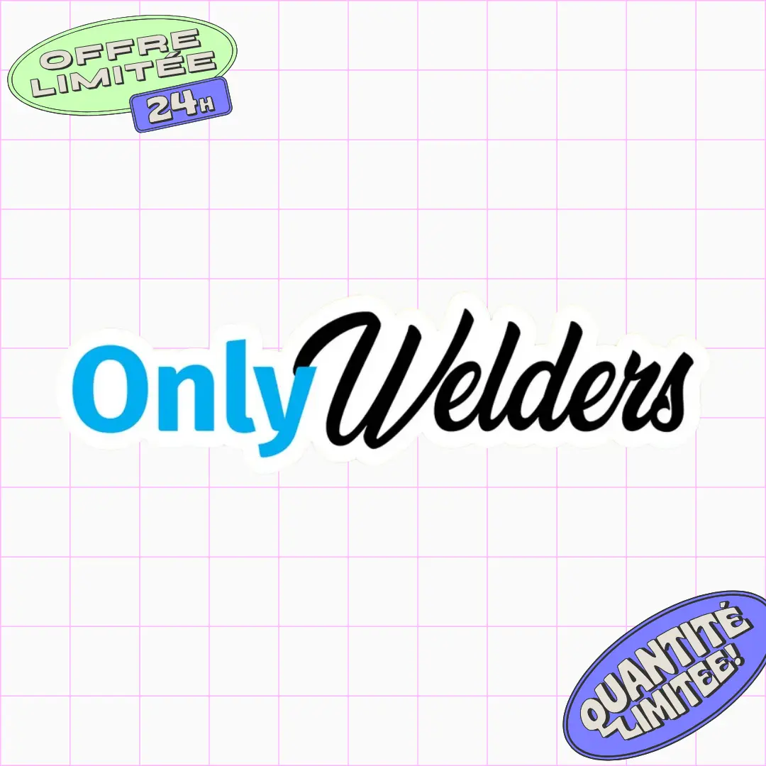 Only Welders Sticker – Funny Welding Vinyl Decal for Laptops, Toolboxes, Helmets, Water Bottles & Gifts for Welders M