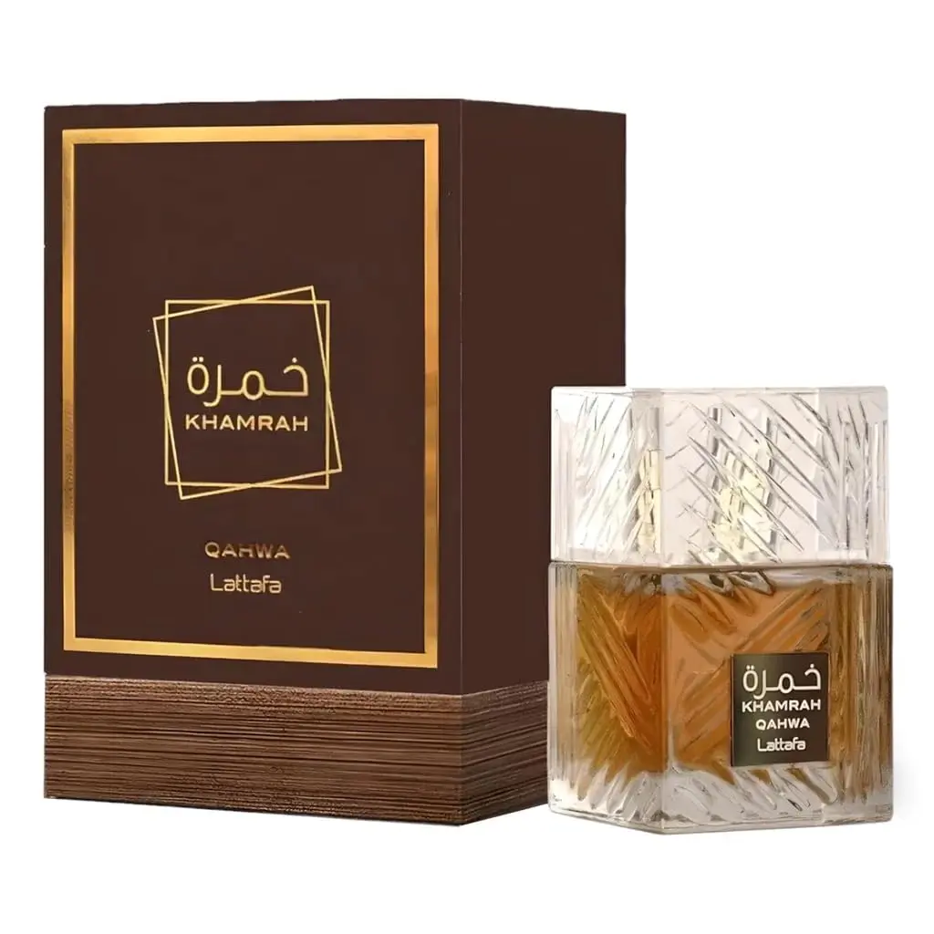 Lattafa Khamrah Qahwa for Unisex Eau de Parfum Spray 100ml (3.4oz) Floral Fragrance Perfume Scent