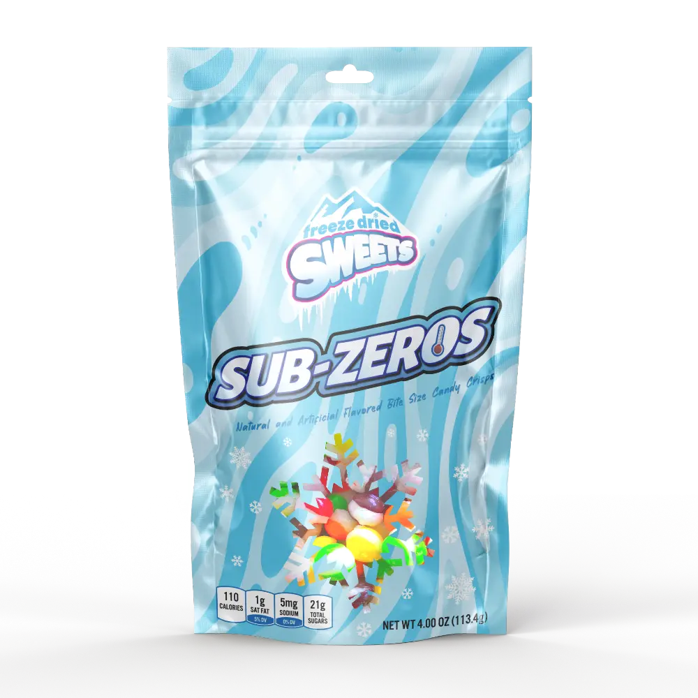 Freeze Dried Sweets - Sub-Zeros - Original - Freeze Dried Candy - 4oz. Bag