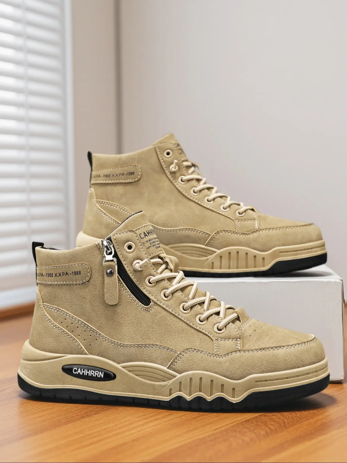 New Men's Fall Winter Side Zipper One-Step Comfort Casual Sports