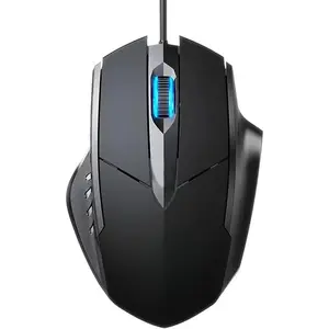 P-MUW03   USB Computer Mouse Wired, Silent Click Corded Mouse 3-Button Wired Optical Mouse, Office and Home Mice, Ergonomic Shape for Windows Computers, Macs, iPad, PC and Laptops