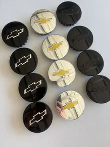 4PC Chevy Wheel Center Caps for Blazer Camaro Colorado Equinox Traverse- 66mm 2.6 inch -Chevrolet Rim Emblems Hubcaps Cover Logo