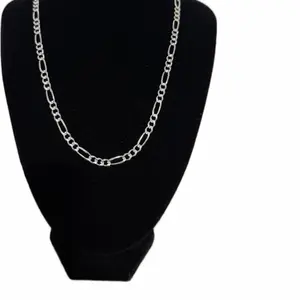 Cadena Fígaro de 5mm de Plata 925 sólida