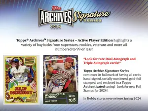 2024 Topps Archives Signature Series Box