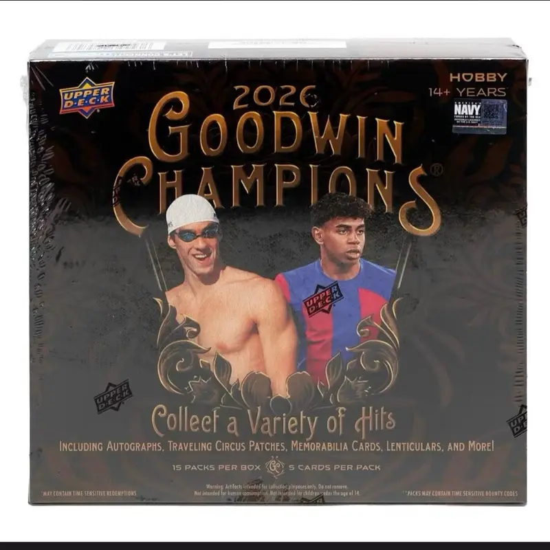 2026 Upper Deck Goodwin Champions Factory Sealed Hobby Box