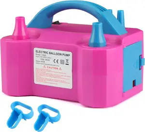 Electric Balloon Pumps, Portable Electric Balloon Inflator with Dual Nozzle, (110V-120V 600W) Efficient and Multifeatured Easy Bulk Balloons Filling Different Occasions