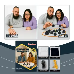 Magnetic Attraction Board Game, Fun Interactive Strategy Game for Kids & Adults