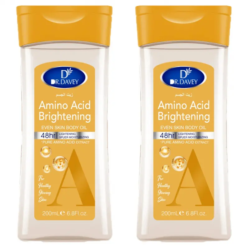 2PCS 200ml DR.DAVEY amino acid body oil Body essential oils Skin care Oil moisturizing treatment Hydrating Body Oil After Shower Oil All seasons suitable, travel portable for Body, Face, Nourishing Oil, Supple skin oil
