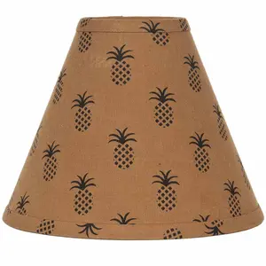 Pineapple Town Lampshade 10" Regular Clip Mocha