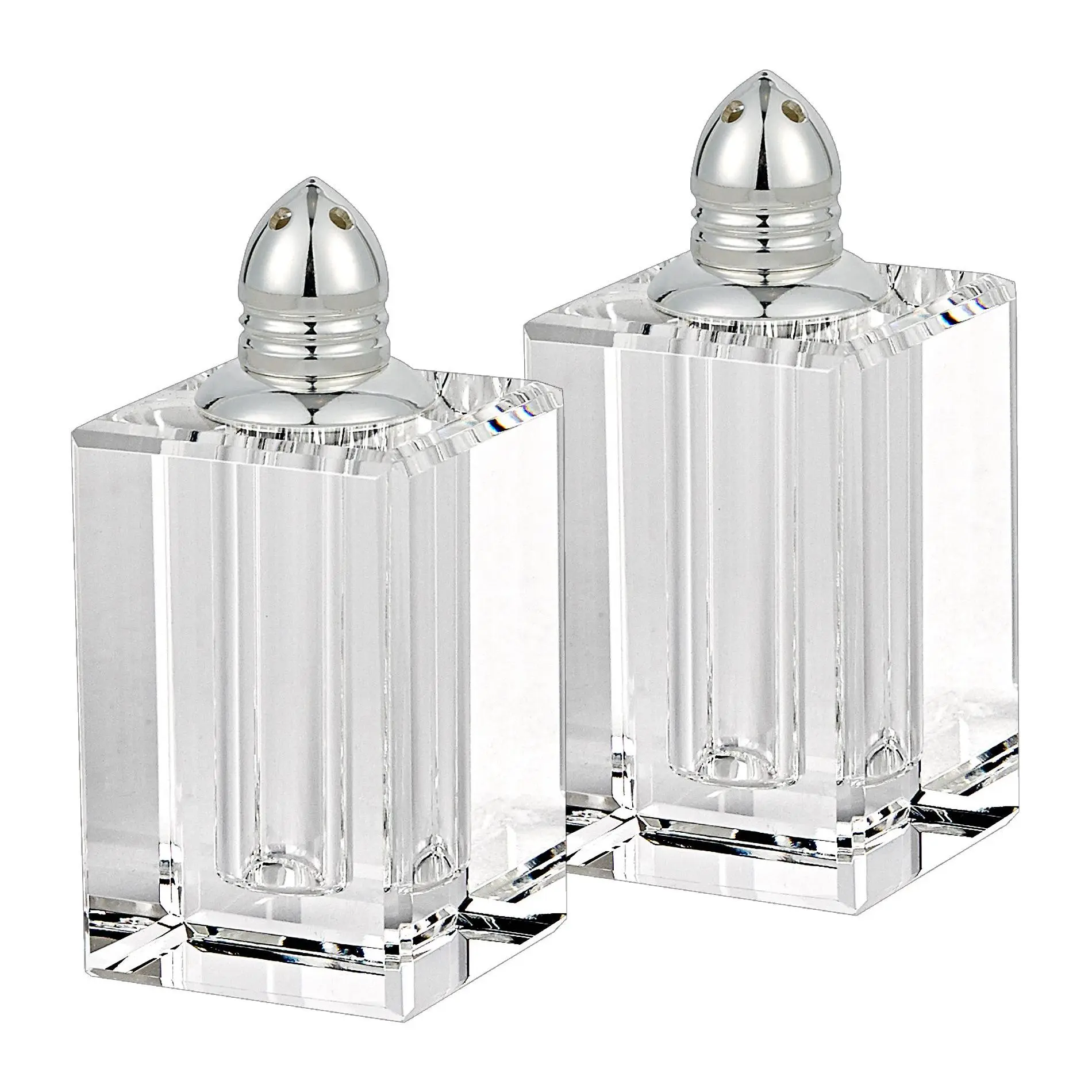 Badash Crystal Spirit Lead-Free Salt & Pepper Shakers Badash Crystal Spirit Lead-Free Salt & Pepper Shakers