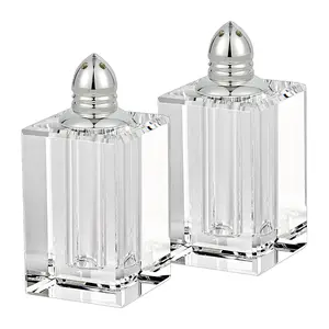 Badash Crystal Spirit Lead-Free Salt & Pepper Shakers