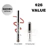 sacheu Line & Shine | Lip Liner STAY-N + Lip Gloss Duo | Everyday Liner & Gloss Lip Set
