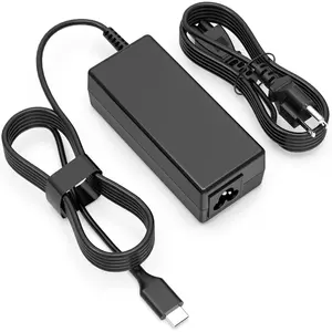 45W USB C Charger Replacement for Hp Chromebook X360 11 13 14 14A HP Spectre X360 13 Dell, Lenovo, Acer, Asus, Samsung, Google School Chromebook Type C Laptop Charger Power Cord
