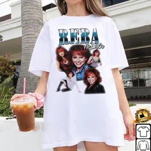 Reba McEnt.ire 90's, Reba McE.ntire, Reba McEnti.re, Gift, & Cotton Casual Women Tops Tee T Shirt