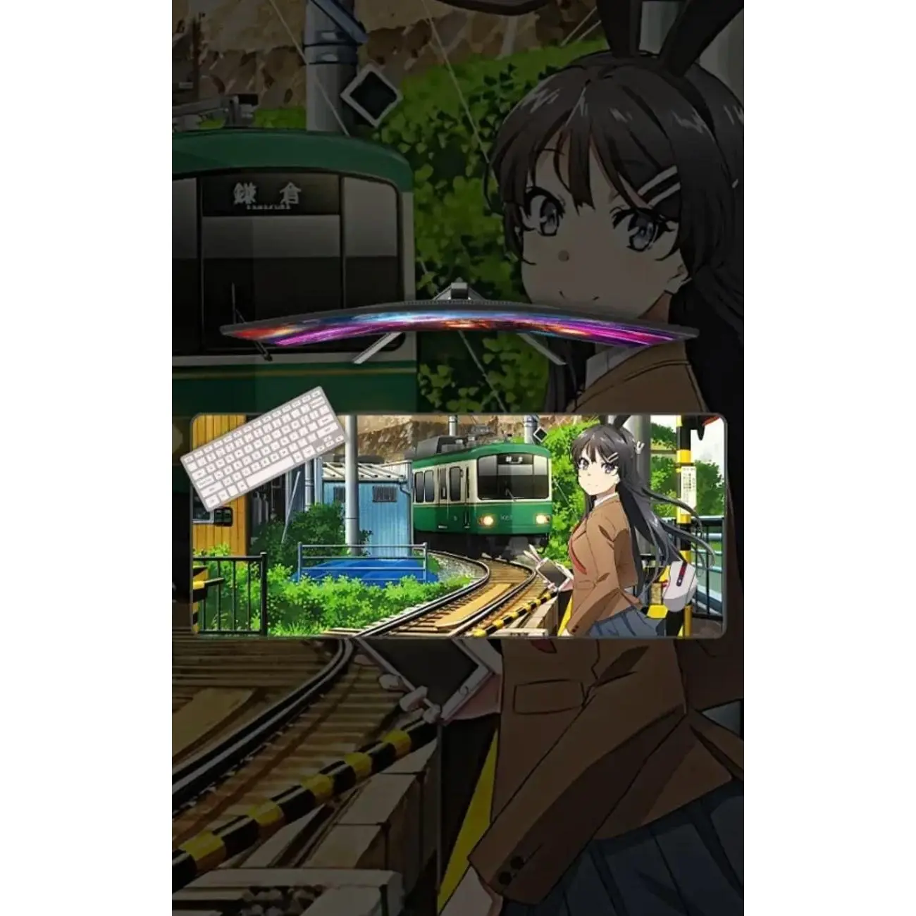 Mai Sakurajima | Anime Mousepads | Custom Mousepads | Large Desk Mat/Mousepads