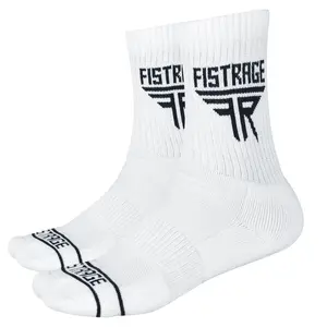 Fistrage Cotton Socks for Men, Athletic and Basic Styles, Moisture-Wicking and Odor-Resistant, Black/White, Multiple Sizes Menswear Underwear
